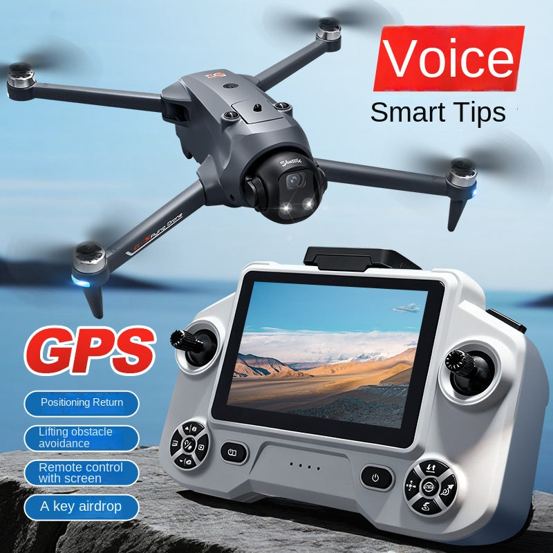 Drone YL059 GPS Remote Control Brushless Aircraft with Drop Function Obstacle Avoidance, and 5G Screen Control Quadrcopter