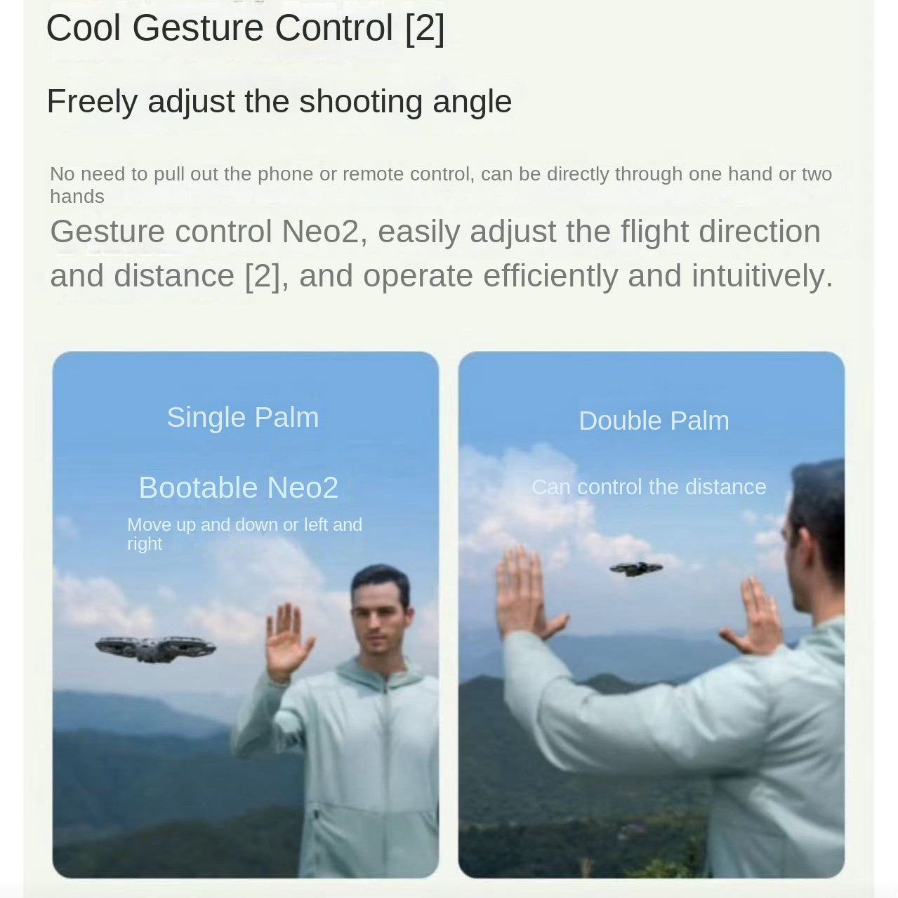 DJI Drone Neo 2 Flying Smart Follow 4K Entry-Level Aerial Photography Flight Camera Mini Type for Beginners